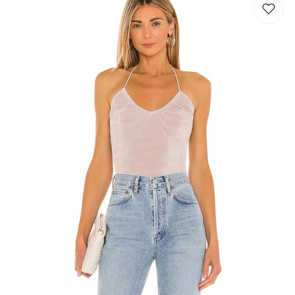 Superdown Marsha Scoop Halter Top NWOT